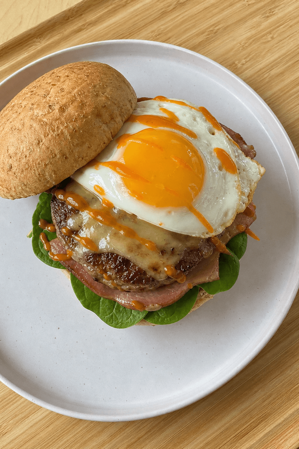 Healthy Breakfast Burger