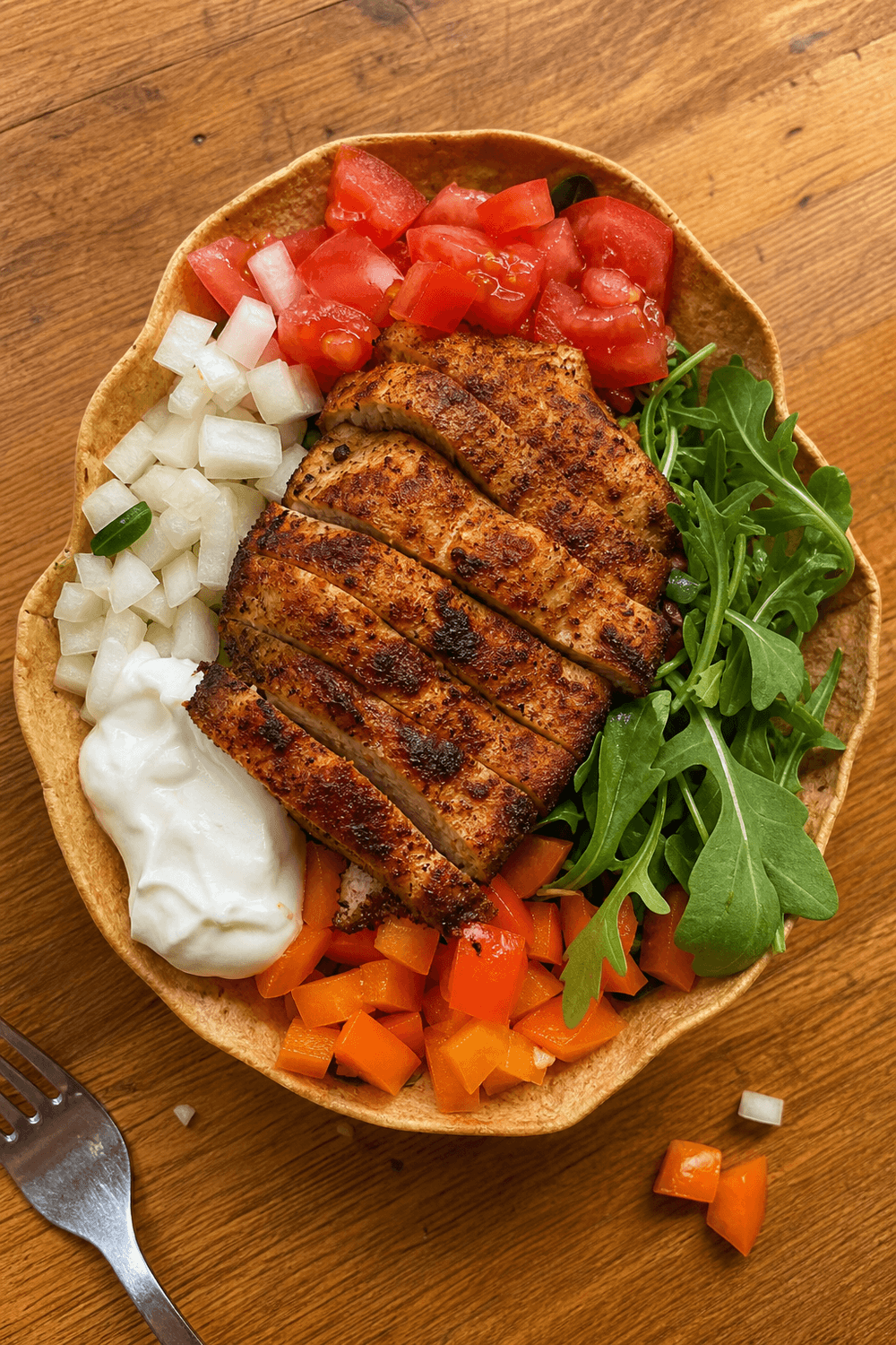 Low Calorie Chicken Taco Boats