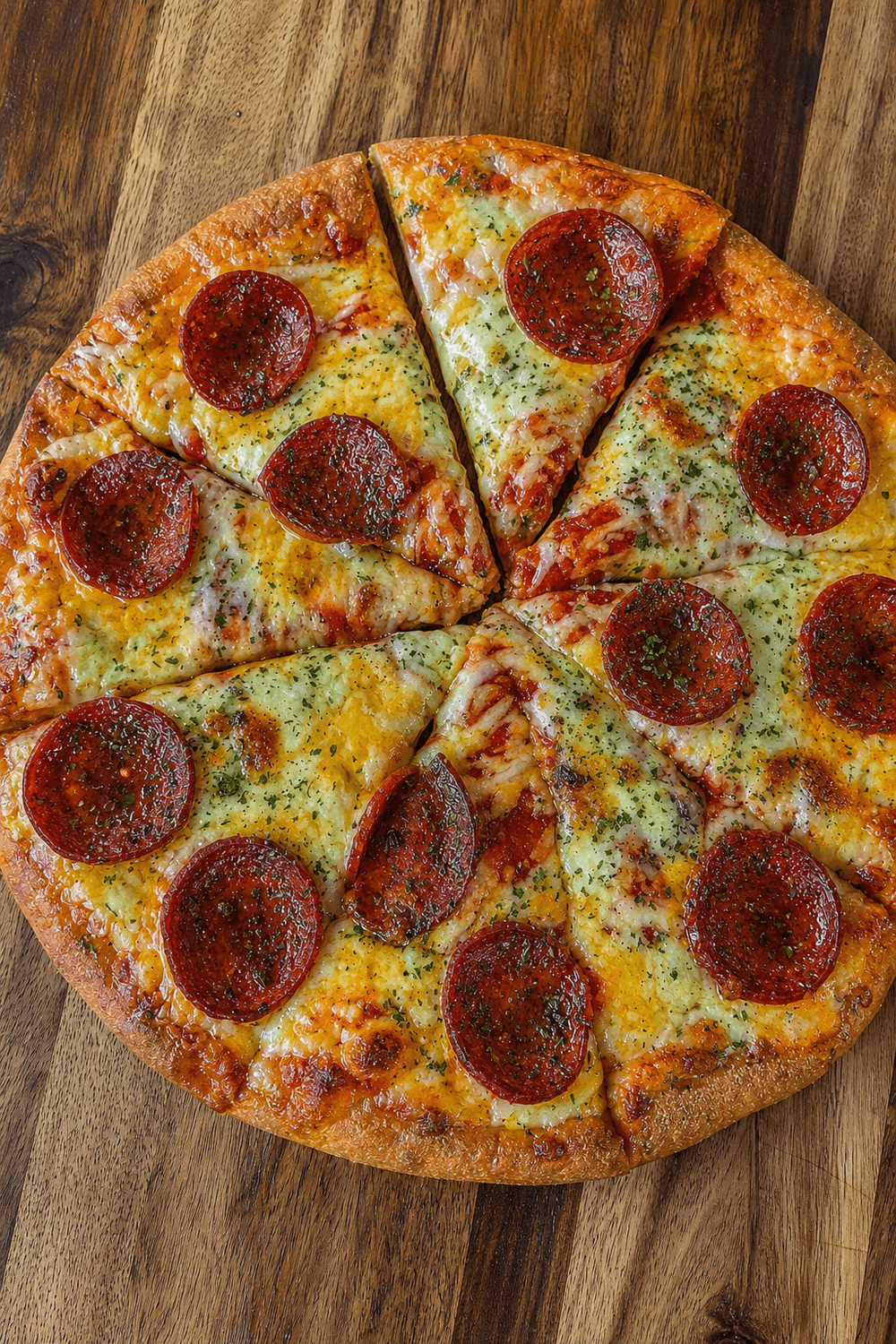 High Protein Pepperoni Pizza