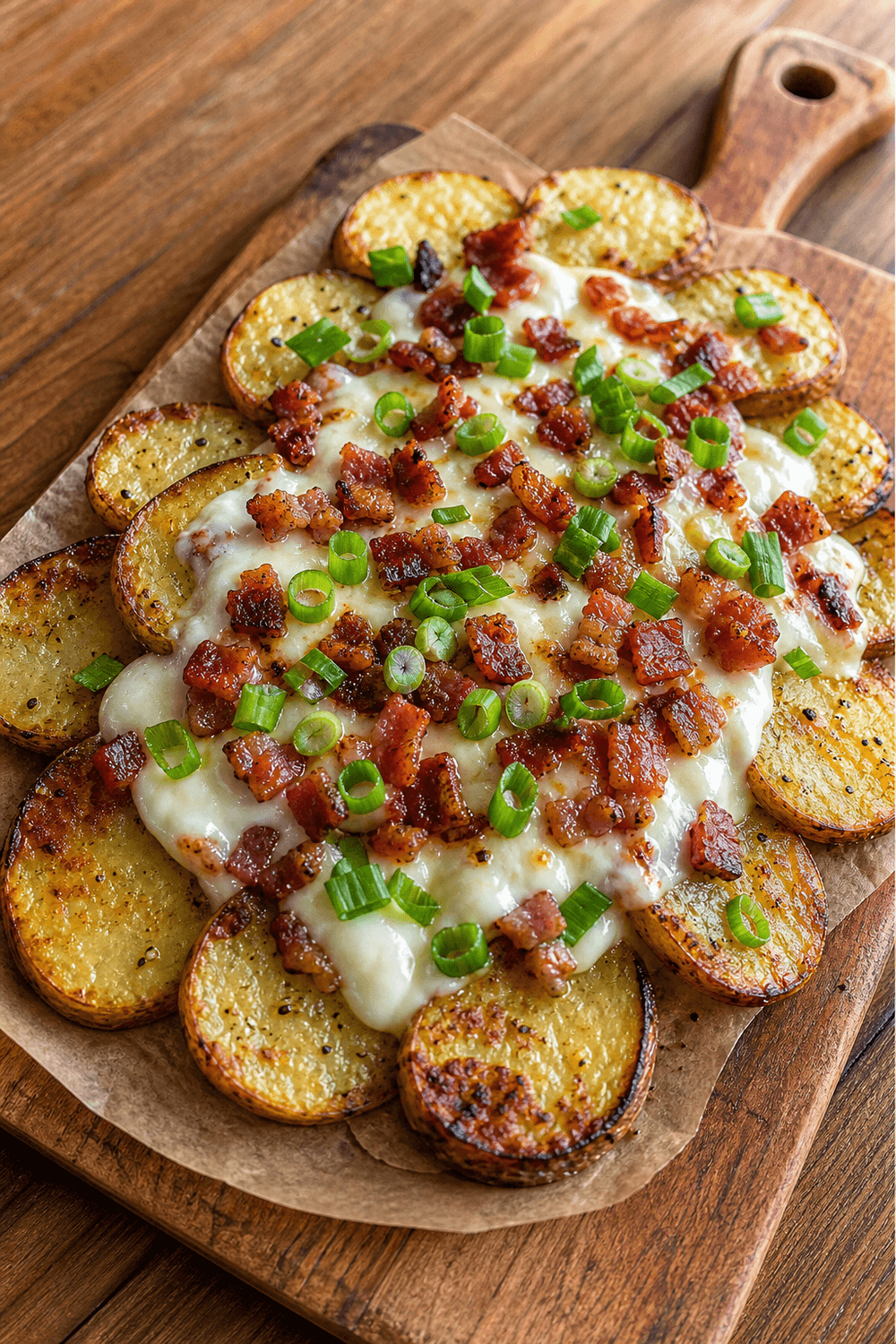 Low Calorie Loaded Baked Potato Nachos